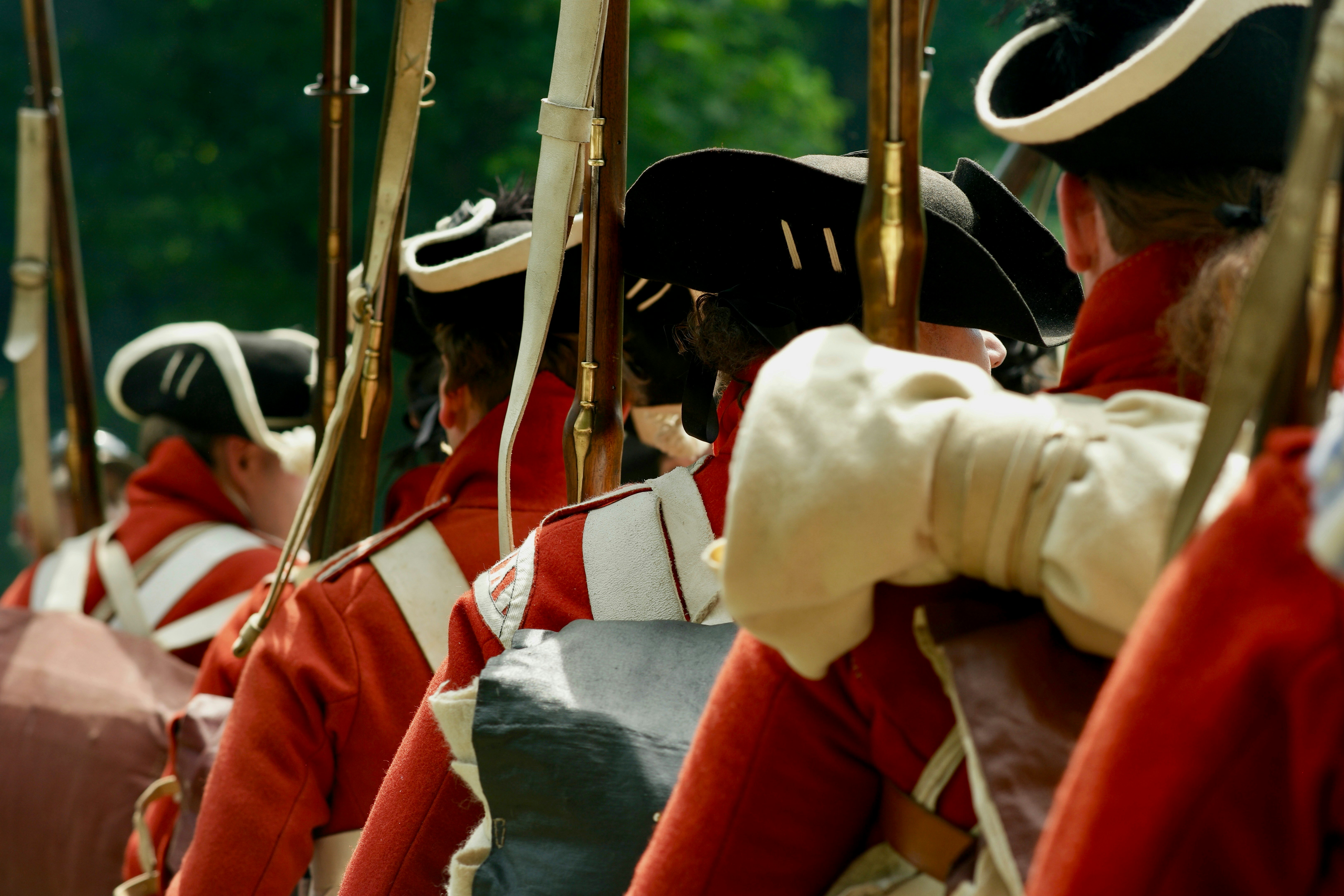 men holding rifles